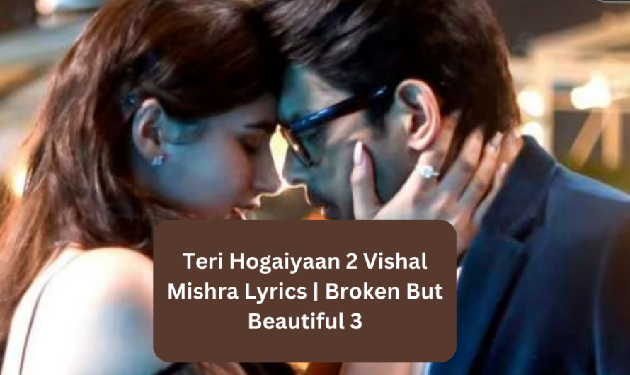 Teri Hogaiyaan 2 Vishal Mishra Lyrics | Broken But Beautiful 3